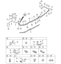 Diagram for 2006 Kia Rondo Brake Booster Vacuum Hose - 591301D000