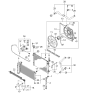 Diagram for 2006 Kia Rondo Fan Motor - 253861D300