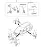 Diagram for Kia Rondo Ignition Lock Assembly - 819001DB00