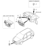 Diagram for Kia Rondo Blower Control Switches - 972501D300