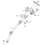Diagram for 2006 Kia Rondo Steering Column - 563101D200