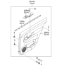 Diagram for Kia Rondo Power Window Switch - 935801D0000G