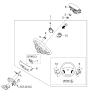 Diagram for 2006 Kia Rondo Steering Wheel - 561101D3150Y