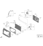 Diagram for Kia Carnival A/C Condenser Fan - 25380R0100