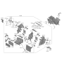 Diagram for Kia Carnival Evaporator - 97139R0000