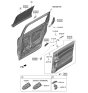 Diagram for 2021 Kia Sorento Power Window Switch - 93581P2000