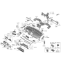 Diagram for Kia Carnival Steering Column Cover - 84850R0000OFB