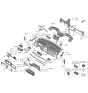 Diagram for 2024 Kia Carnival Steering Column Cover - 84850R0000OFB