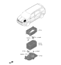 Diagram for 2022 Kia Carnival Battery Tray - 37150R0000