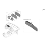 Diagram for Kia Carnival Speedometer - 94001R0040