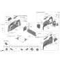 Diagram for 2024 Kia Carnival Cup Holder - 857E4R0000BM1