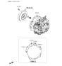 Diagram for 2022 Kia Carnival Transmission Assembly - 450004GCV5