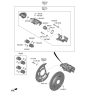 Diagram for 2024 Kia Carnival Brake Caliper Repair Kit - 58233R0000