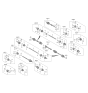 Diagram for 2022 Kia Carnival Axle Shaft - 49501R0300