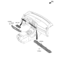 Diagram for 2023 Kia Carnival Hazard Warning Switch - 93790R0040WK