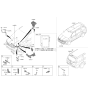 Diagram for Kia Carnival Battery Cable - 91850R0110