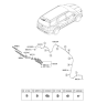 Diagram for 2023 Kia Carnival Wiper Pivot - 98700R0000