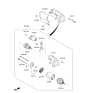 Diagram for Kia Carnival Starter Motor - 361003NFA0