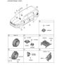 Diagram for 2023 Kia Carnival Car Speakers - 96330L1200