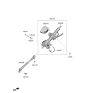 Diagram for 2023 Kia Carnival Steering Shaft - 56400R0000