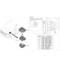 Diagram for 2023 Kia Carnival Fuse Box - 919B5R0000