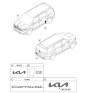 Diagram for 2022 Kia Carnival Emblem - 86300R0500