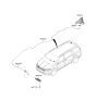 Diagram for Kia Carnival Antenna Mast - 96210R0100P2M