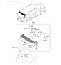 Diagram for 2023 Kia Carnival Spoiler - 87210R0000