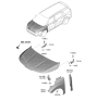 Diagram for 2023 Kia Carnival Hood - 66400R0020