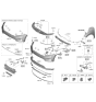 Diagram for Kia Carnival Air Deflector - 86591R0000