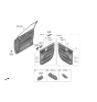 Diagram for 2022 Kia Carnival Power Window Switch - 93581R0220