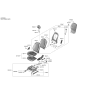 Diagram for Kia Carnival Air Bag Control Module - 80610R0000