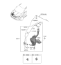 Diagram for 2023 Kia Carnival Washer Reservoir - 98610R0100