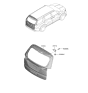 Diagram for 2022 Kia Carnival Liftgate Hinge - 72910R0000