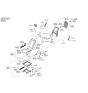 Diagram for Kia Carnival Seat Cushion - 89100R0860KXA