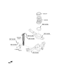 Diagram for 2024 Kia Carnival Coil Spring Insulator - 55334R0000