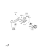 Diagram for Kia Carnival Trailing Arm - 55270R0000