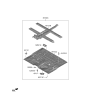 Diagram for 2024 Kia Carnival Floor Pan - 65100R0000