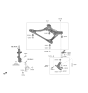 Diagram for 2022 Kia Carnival Control Arm - 54500R0000