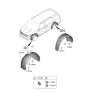 Diagram for 2022 Kia Carnival Wheelhouse - 86821R0000