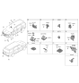 Diagram for 2023 Kia Carnival Air Bag Sensor - 95920R0000