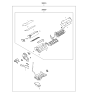 Diagram for 2010 Kia Borrego Cylinder Head Gasket - 209103FA01