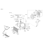 Diagram for 2010 Kia Borrego Fan Shroud - 253802J100