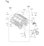 Diagram for Kia Borrego Crankshaft Seal - 214433F300