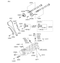 Diagram for 2010 Kia Borrego Timing Chain - 243123F300