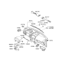 Diagram for Kia Borrego Air Bag - 845302J500