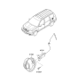 Diagram for Kia Borrego Fuel Filler Housing - 815952J000