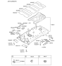 Diagram for Kia Sedona Headlight Bulb - 1864505019N