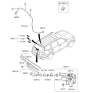 Diagram for Kia Borrego Wiper Arm - 988152J000