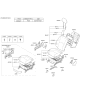 Diagram for 2008 Kia Borrego Seat Cover - 882602J031ACL